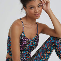 Avery Cropped Tank Multi Botanical