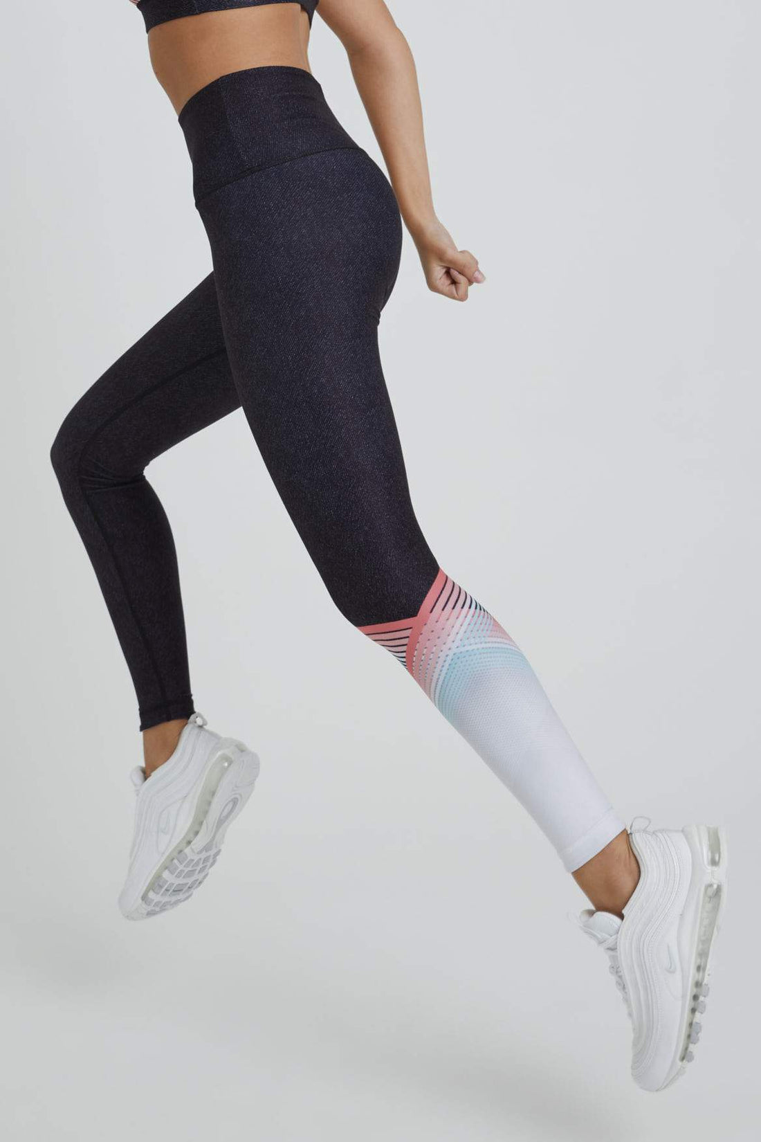 High Waist Reversible Leggings Neon Roller Girl – Wear It To Heart