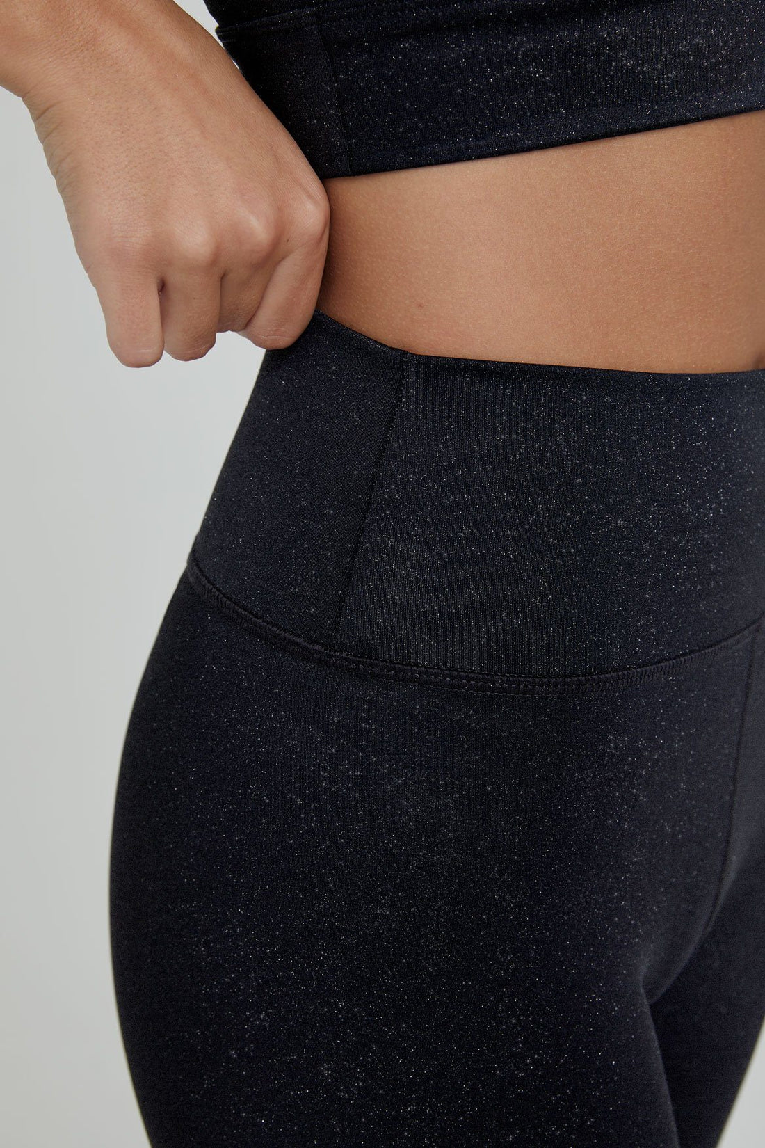Kurt High Waist Short Black Nova Sparkle