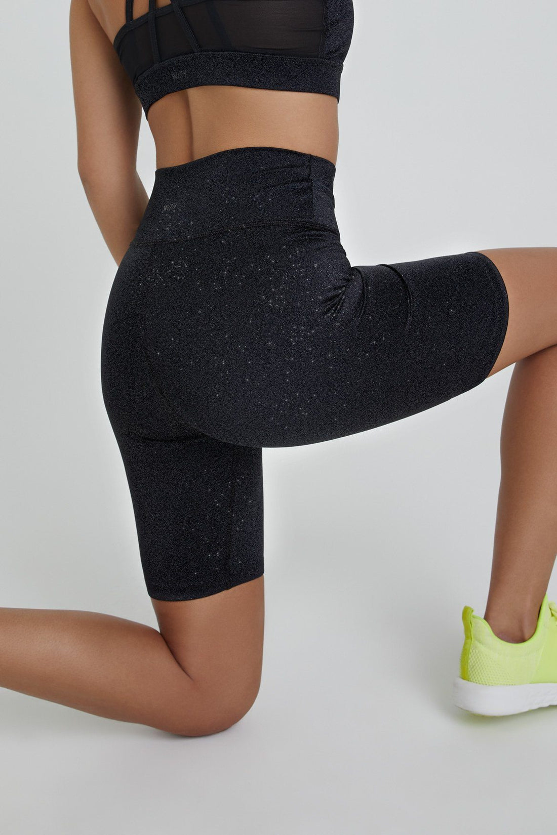 Kurt High Waist Short Black Nova Sparkle